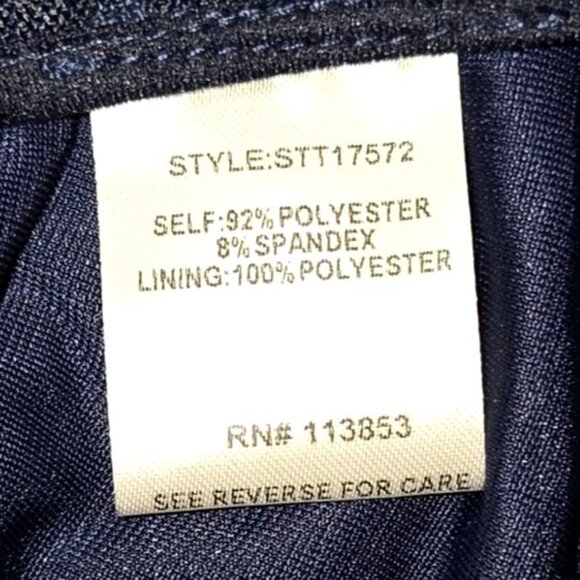 Sugarlips XL Nelly Dot Velvet Blythe Sleeveless Cocktail Top in Navy Blue Velvet - Picture 7 of 7